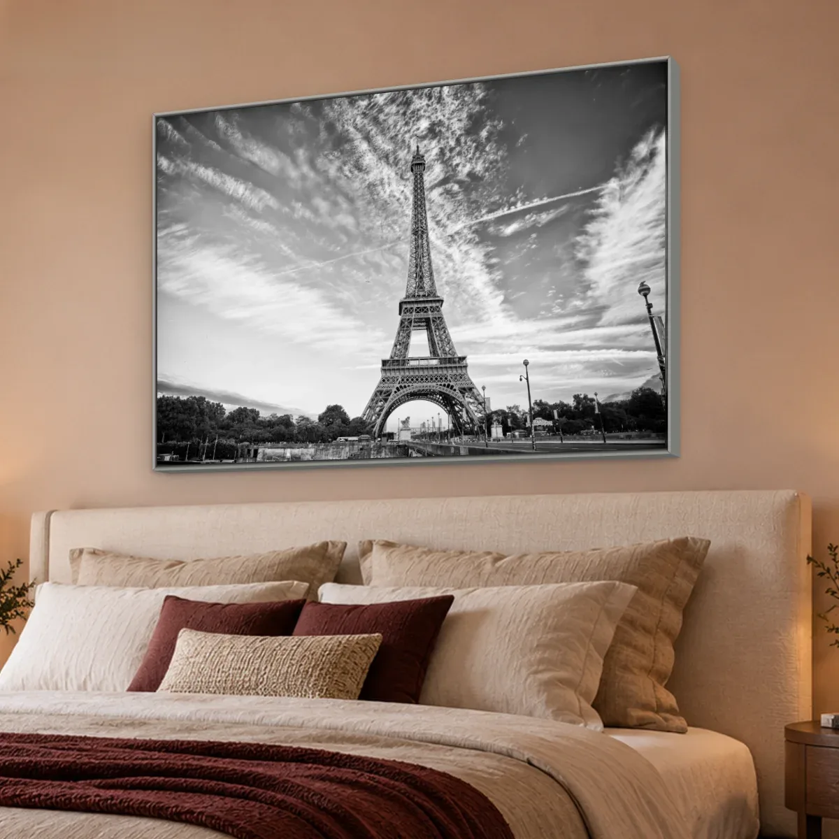 Quadro Decorativo Canvas Eiffel Dramática - CI0030