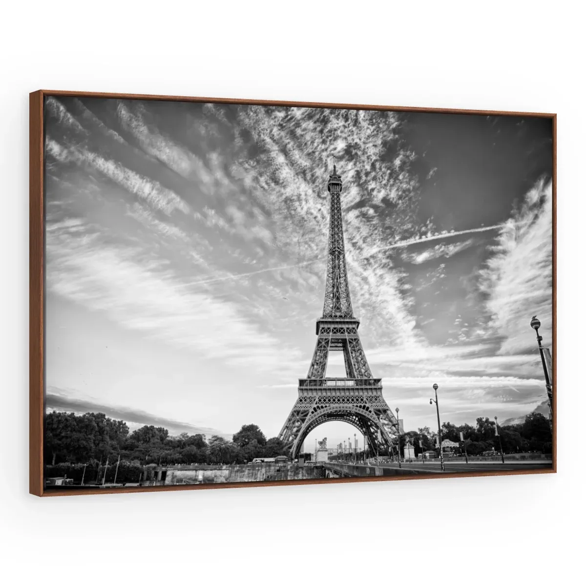 Quadro Decorativo Canvas Eiffel Dramática - CI0030