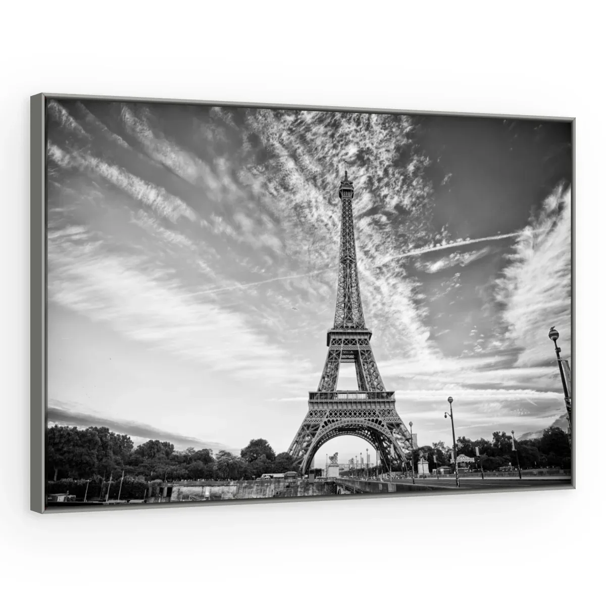 Quadro Decorativo Canvas Eiffel Dramática - CI0030