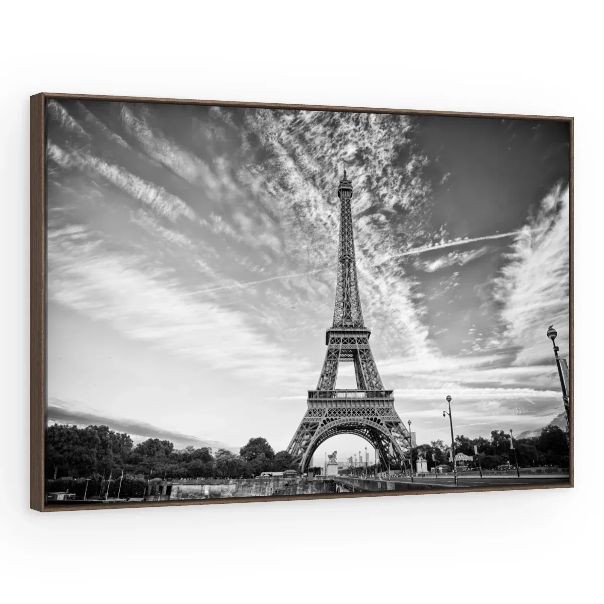 Quadro Decorativo Canvas Eiffel Dramática - CI0030