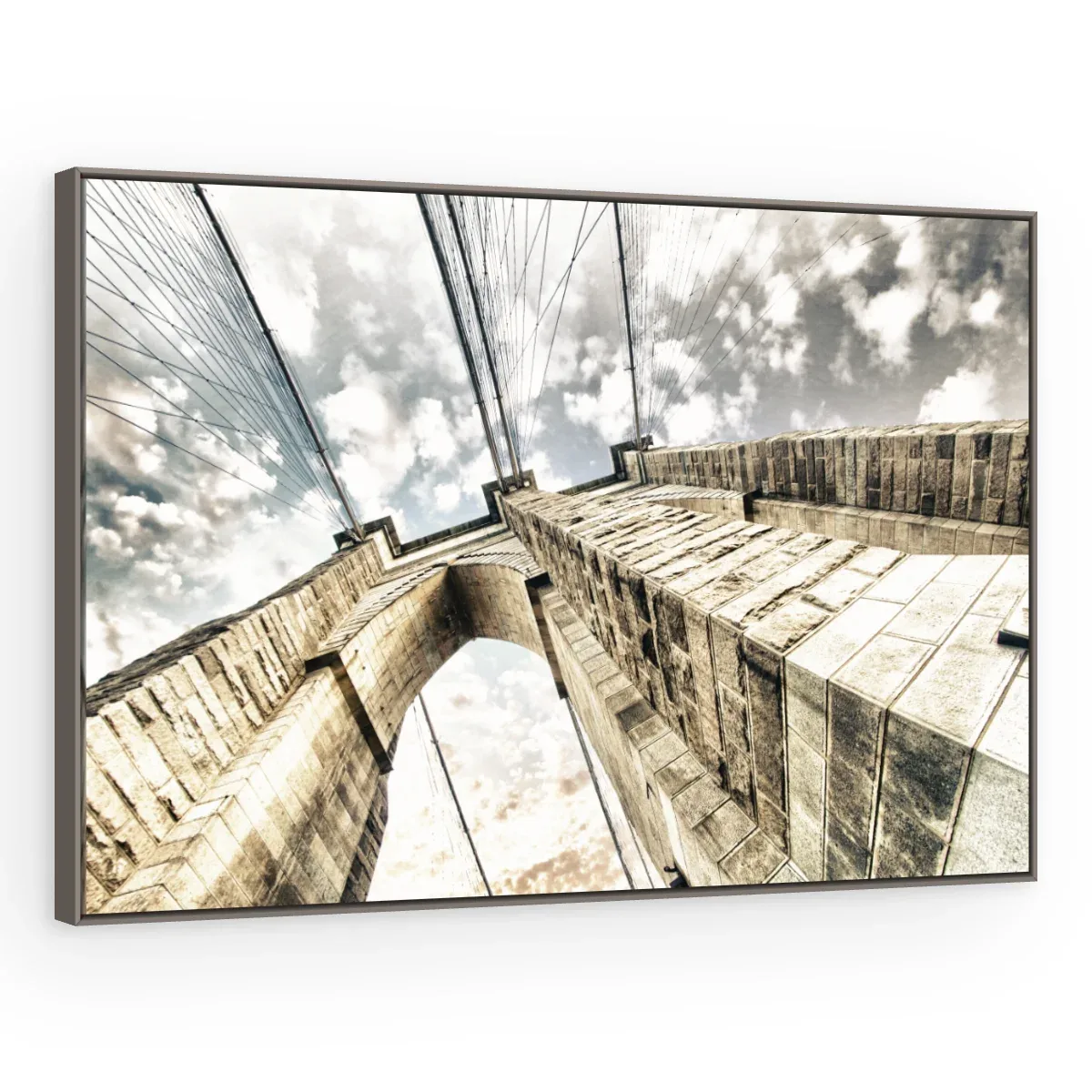 Quadro Decorativo Canvas Ponte Brooklyn - CI0032