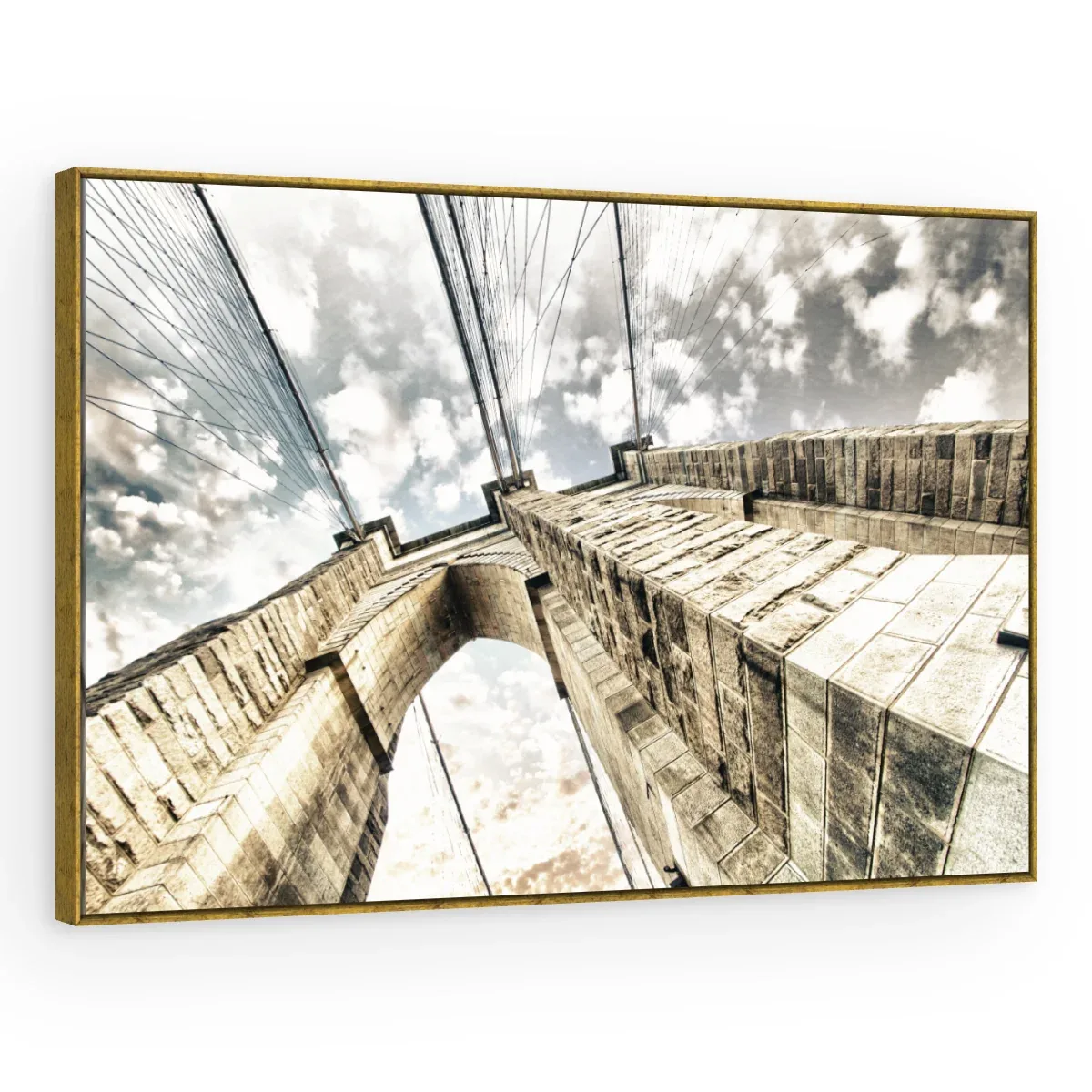 Quadro Decorativo Canvas Ponte Brooklyn - CI0032