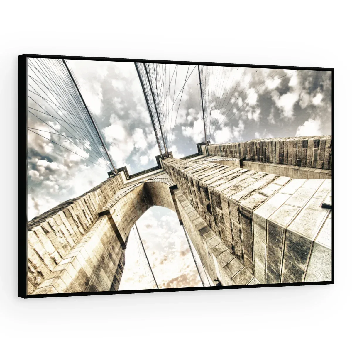 Quadro Decorativo Canvas Ponte Brooklyn - CI0032