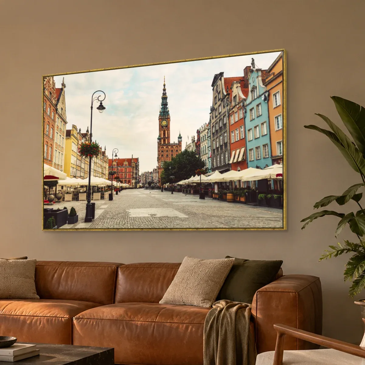 Quadro Decorativo Canvas Gdansk Histórica - CI0033