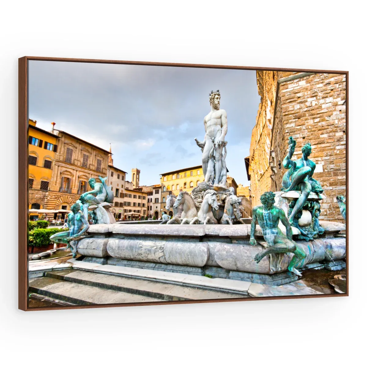 Quadro Decorativo Canvas Fonte Netuno - CI0034