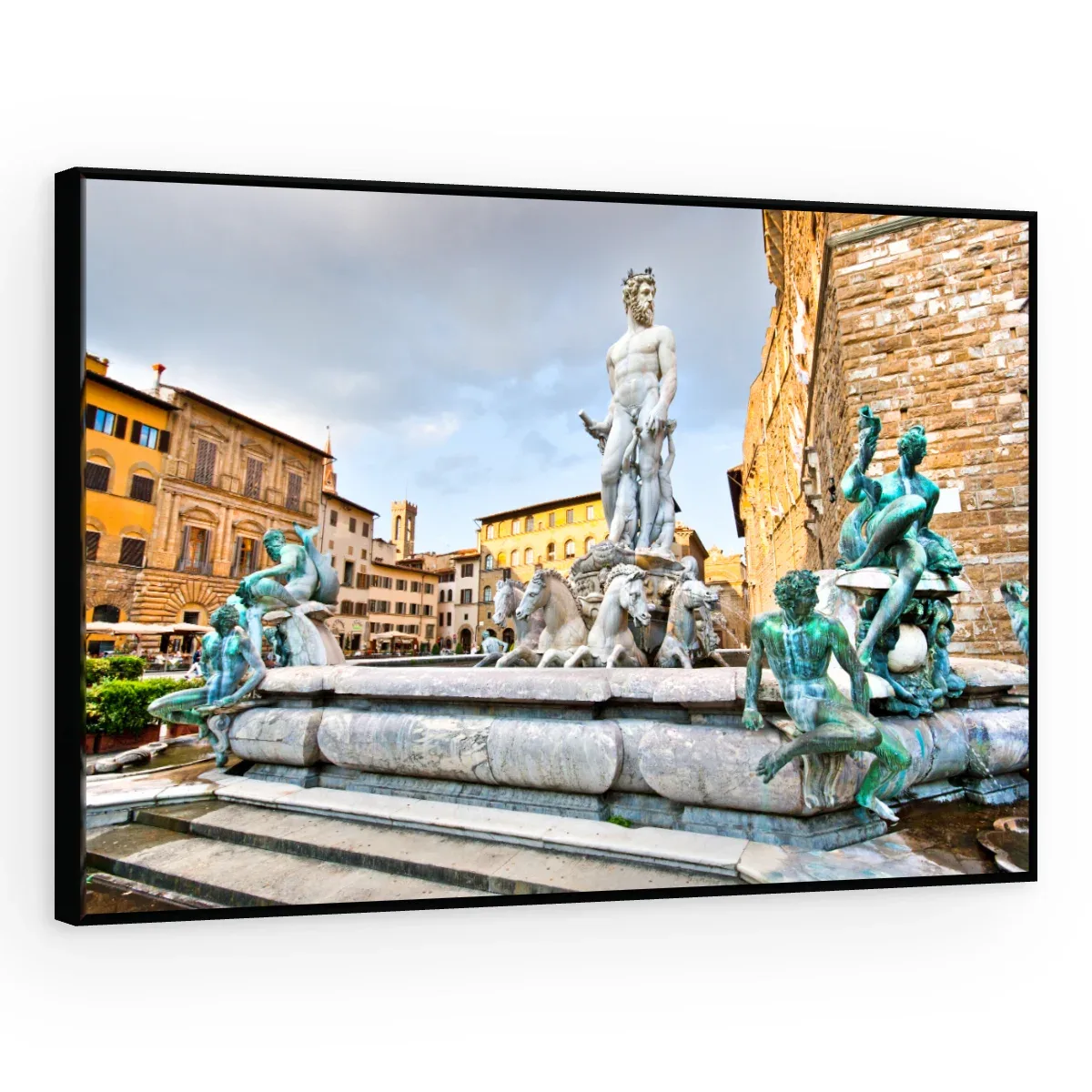 Quadro Decorativo Canvas Fonte Netuno - CI0034