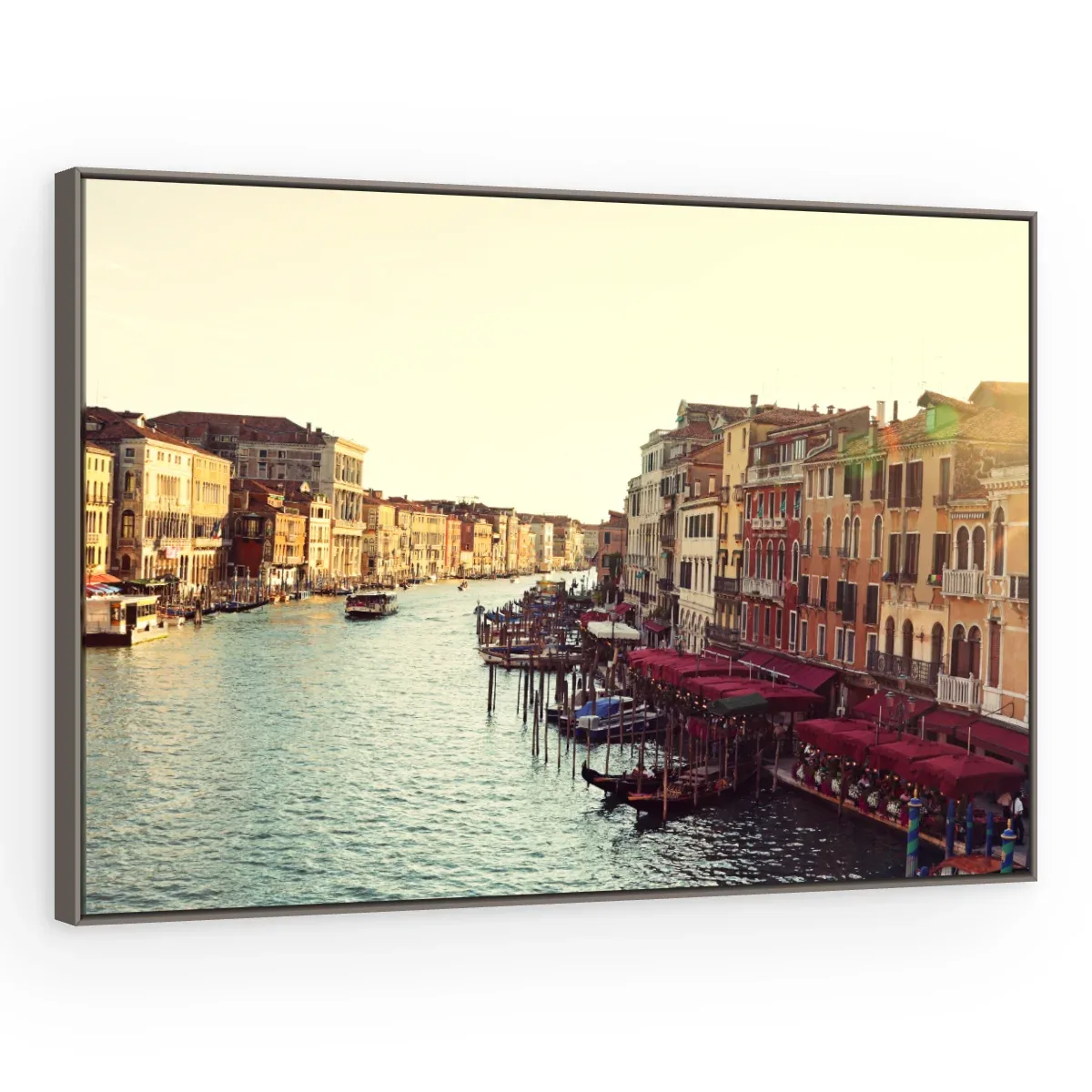 Quadro Decorativo Canvas Veneza Dourada - CI0038