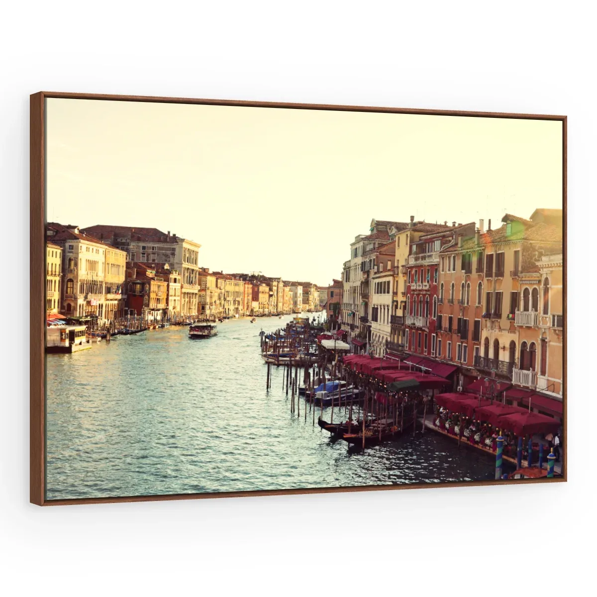 Quadro Decorativo Canvas Veneza Dourada - CI0038