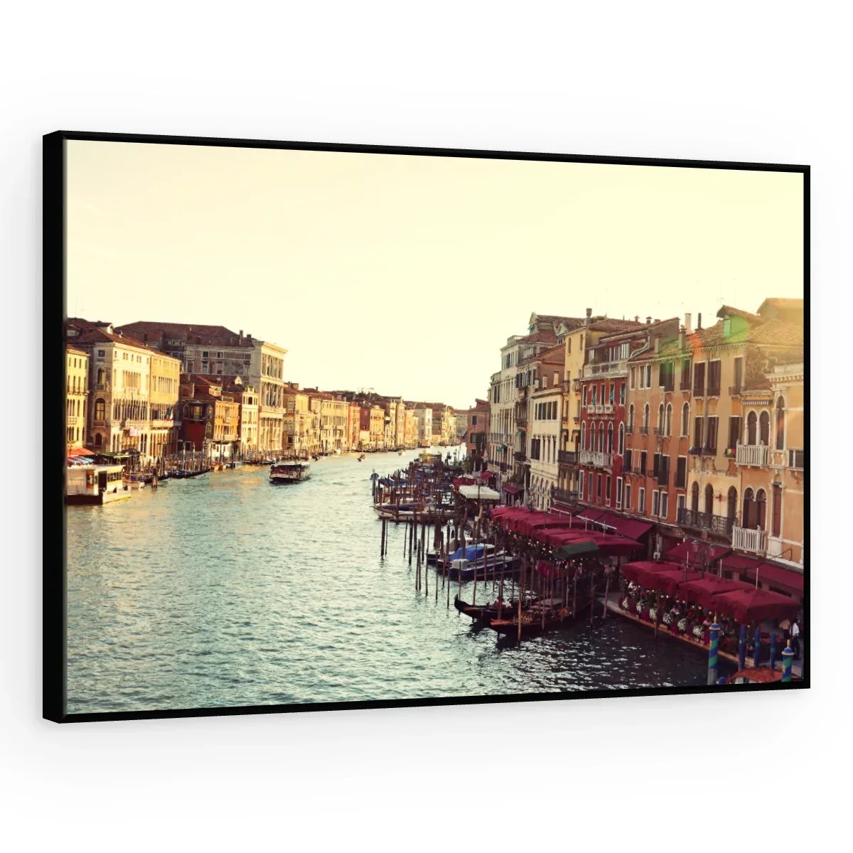 Quadro Decorativo Canvas Veneza Dourada - CI0038