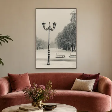 Quadro Decorativo Canvas Parque Nevado - CI0040