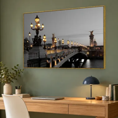 Quadro Decorativo Canvas Luzes Parisienses - CI0044