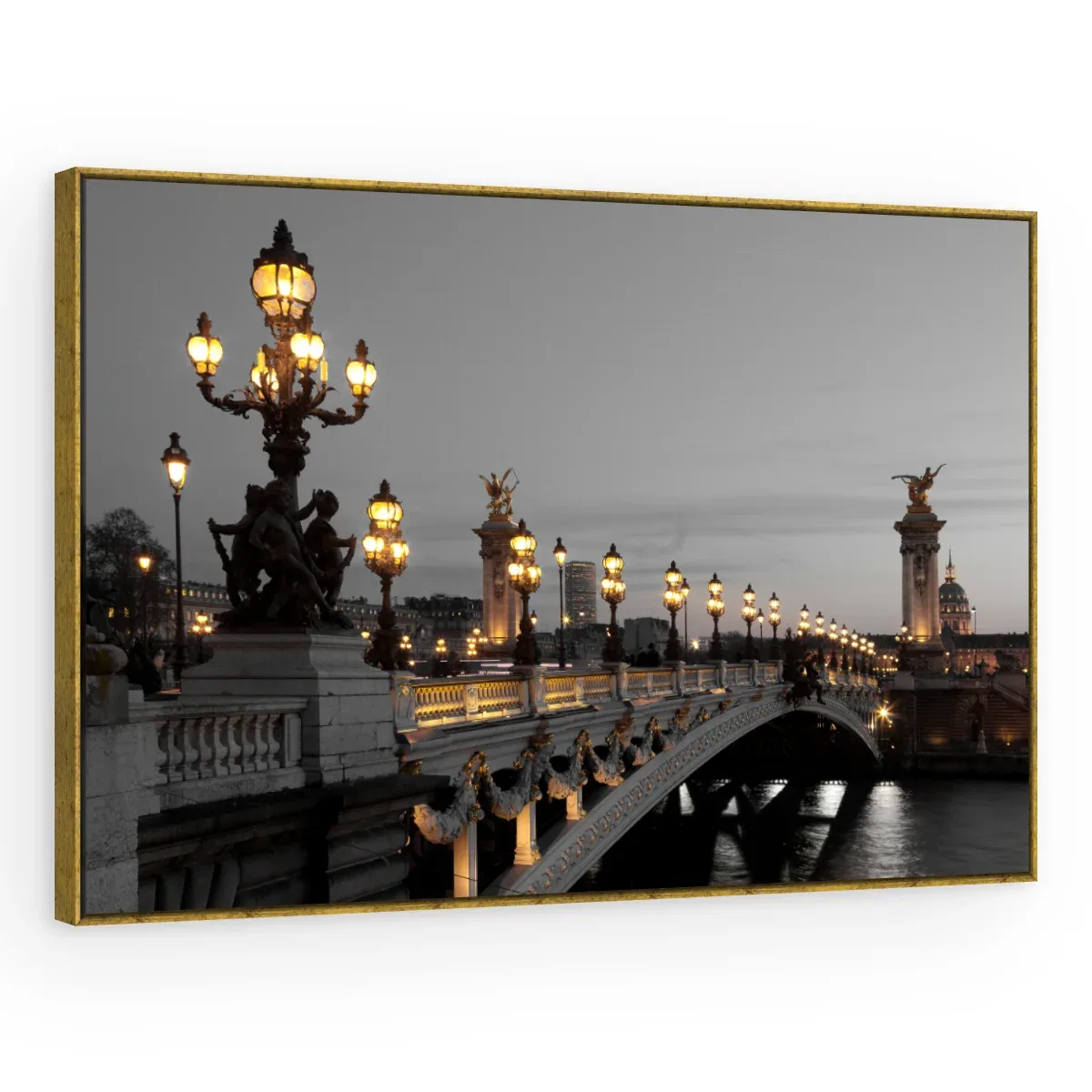 Quadro Decorativo Canvas Luzes Parisienses - CI0044