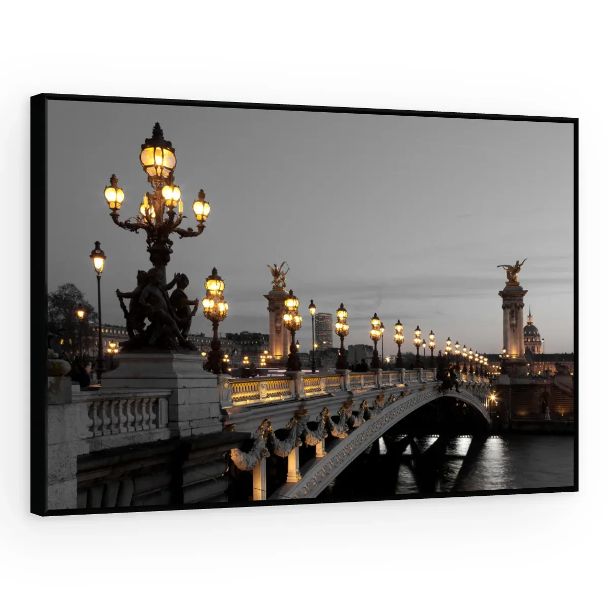 Quadro Decorativo Canvas Luzes Parisienses - CI0044