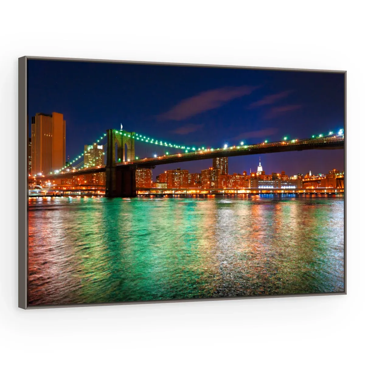 Quadro Decorativo Canvas Brooklyn Colorida - CI0046