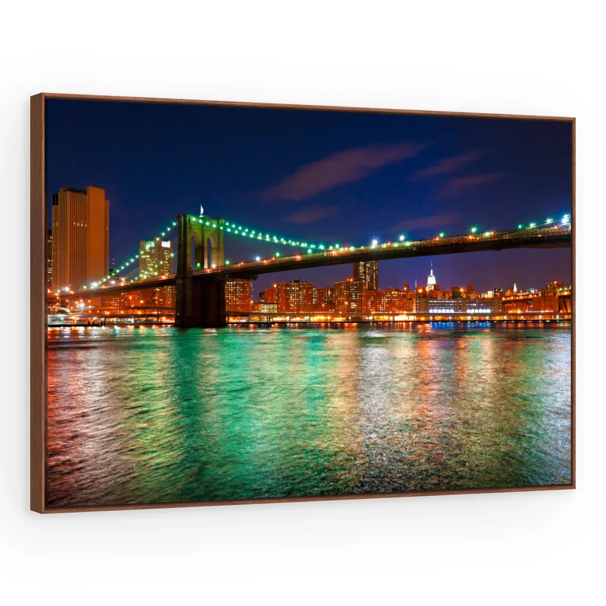 Quadro Decorativo Canvas Brooklyn Colorida - CI0046