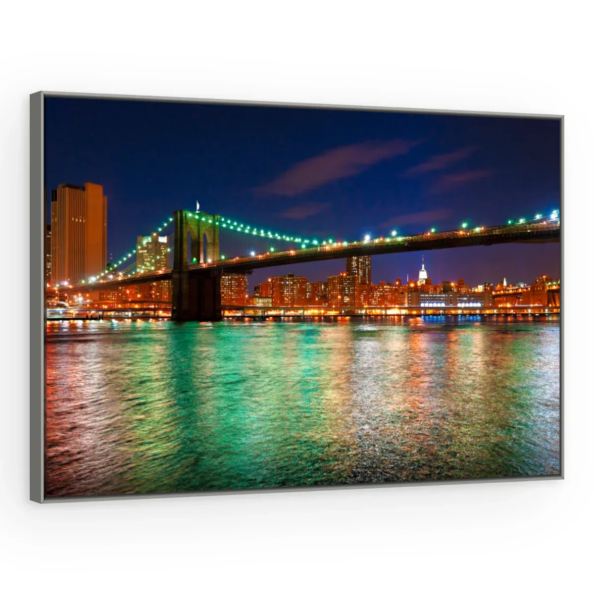 Quadro Decorativo Canvas Brooklyn Colorida - CI0046