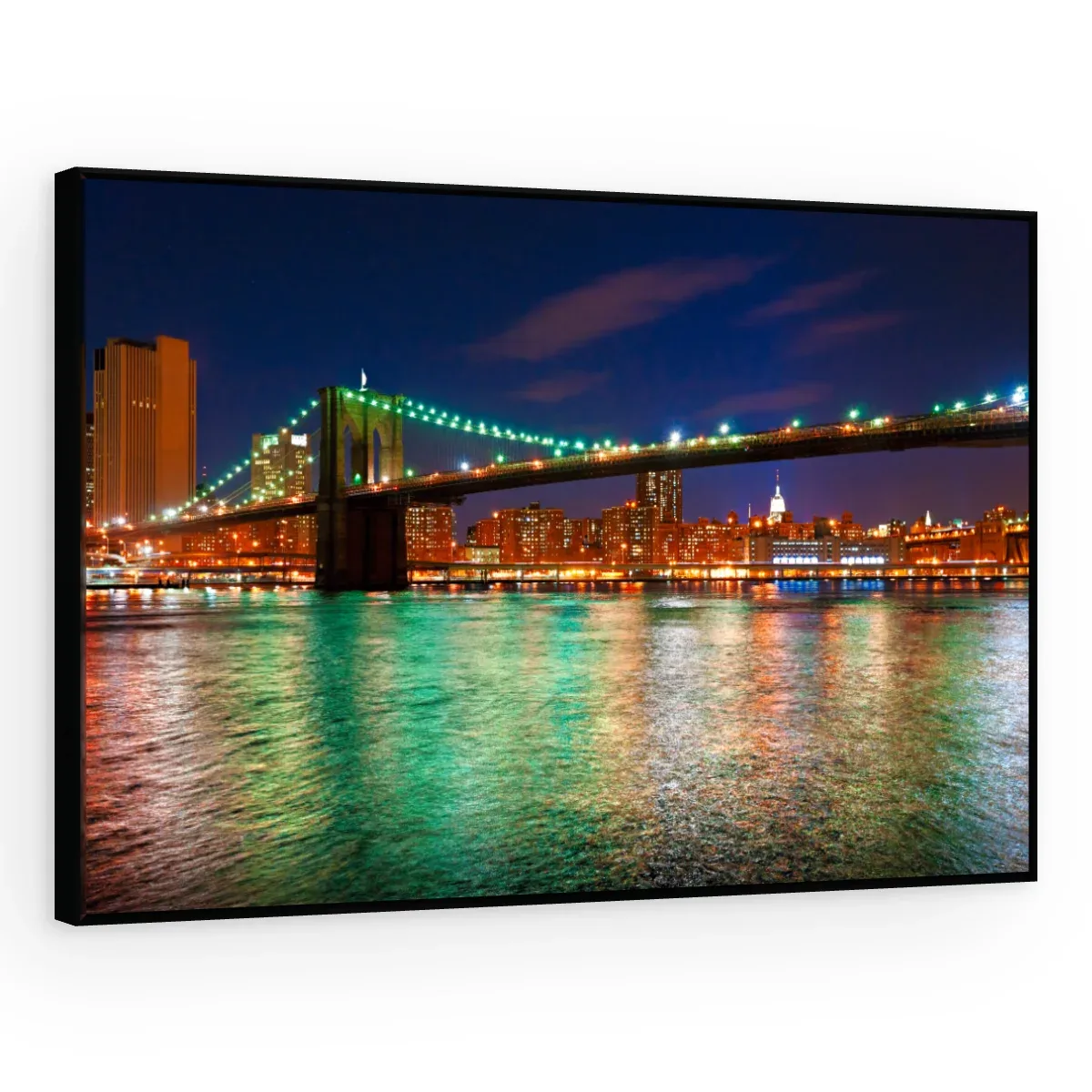 Quadro Decorativo Canvas Brooklyn Colorida - CI0046
