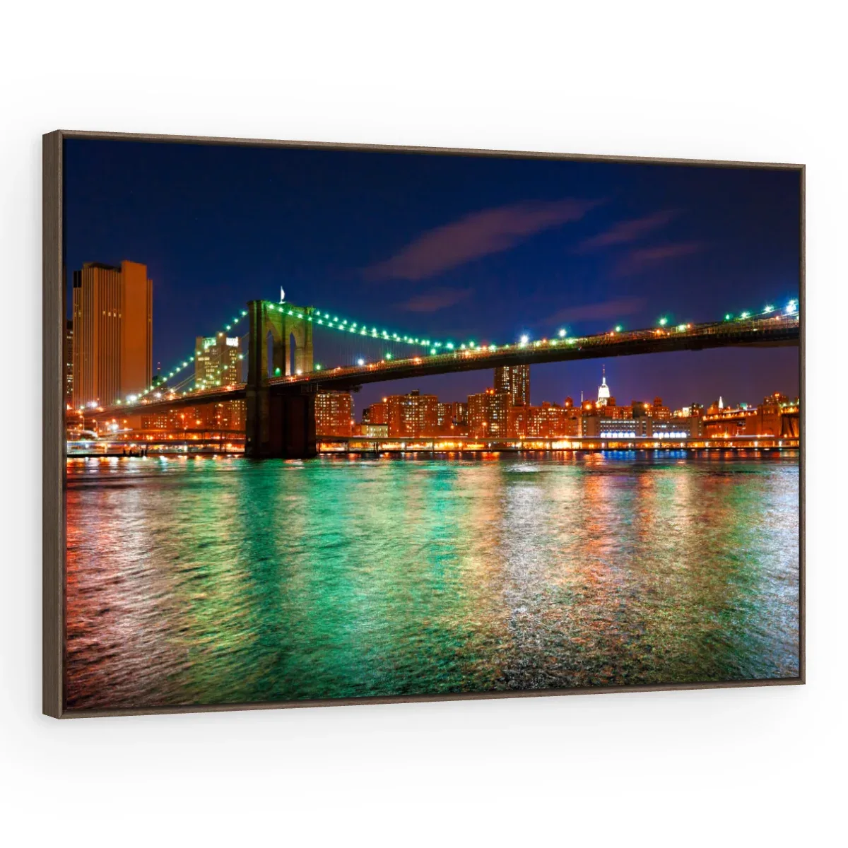 Quadro Decorativo Canvas Brooklyn Colorida - CI0046