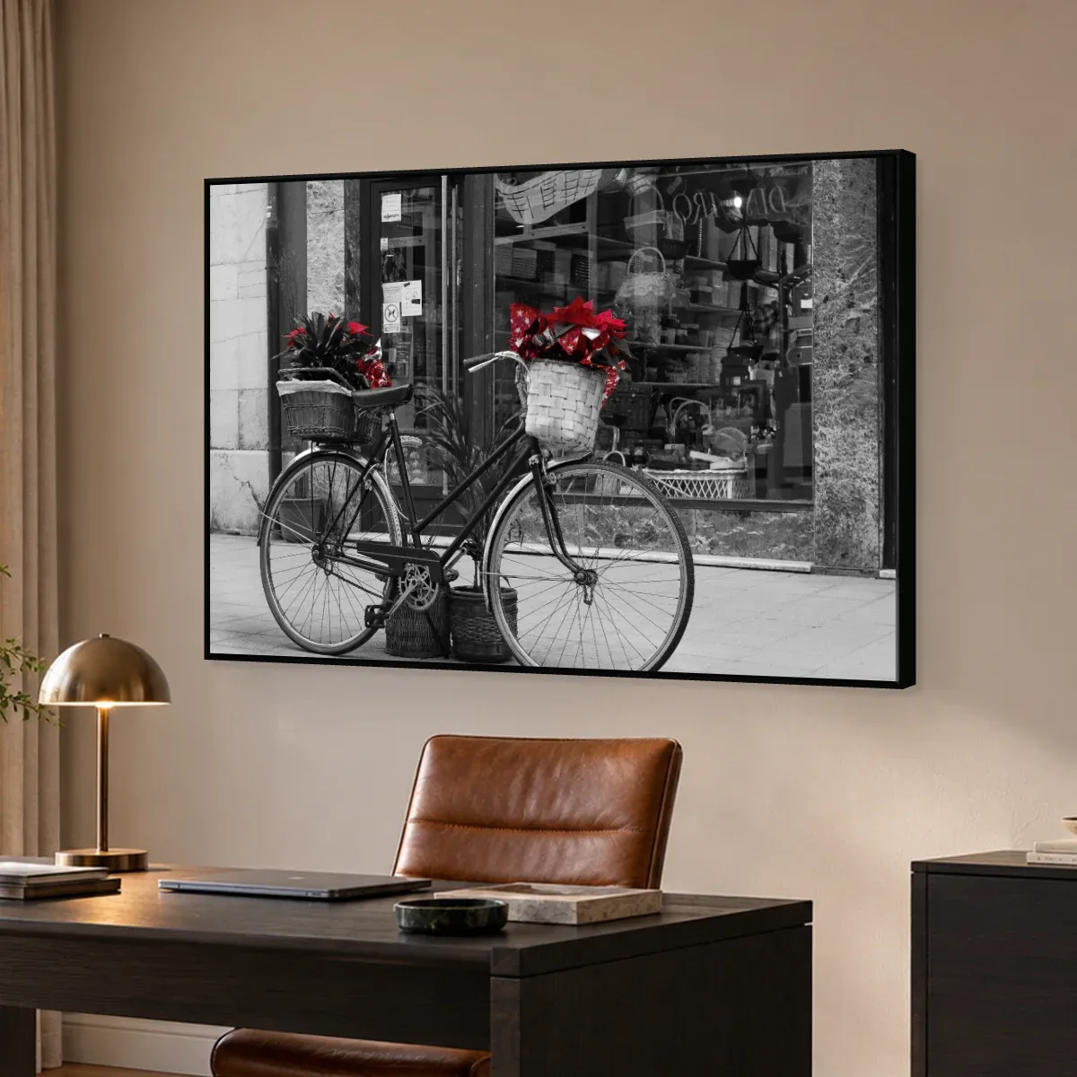Quadro Decorativo Canvas Bicicleta Florida - CI0047