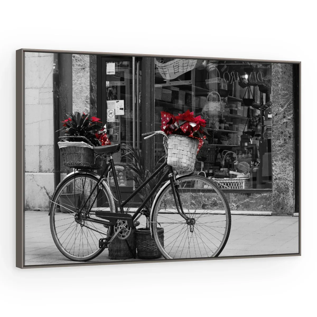 Quadro Decorativo Canvas Bicicleta Florida - CI0047