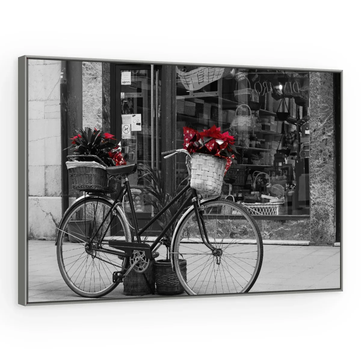 Quadro Decorativo Canvas Bicicleta Florida - CI0047