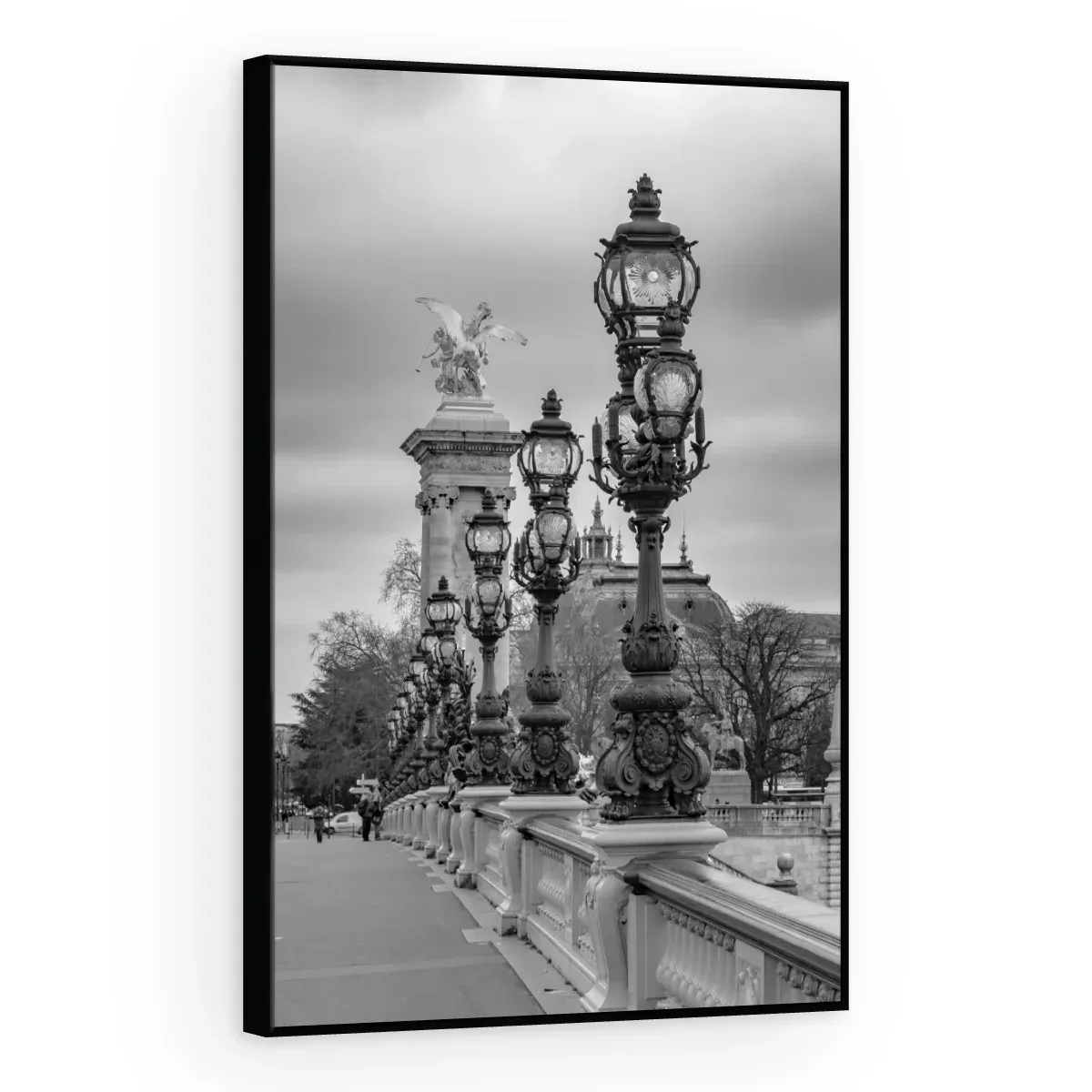 Quadro Decorativo Canvas Postes Parisienses - CI0048