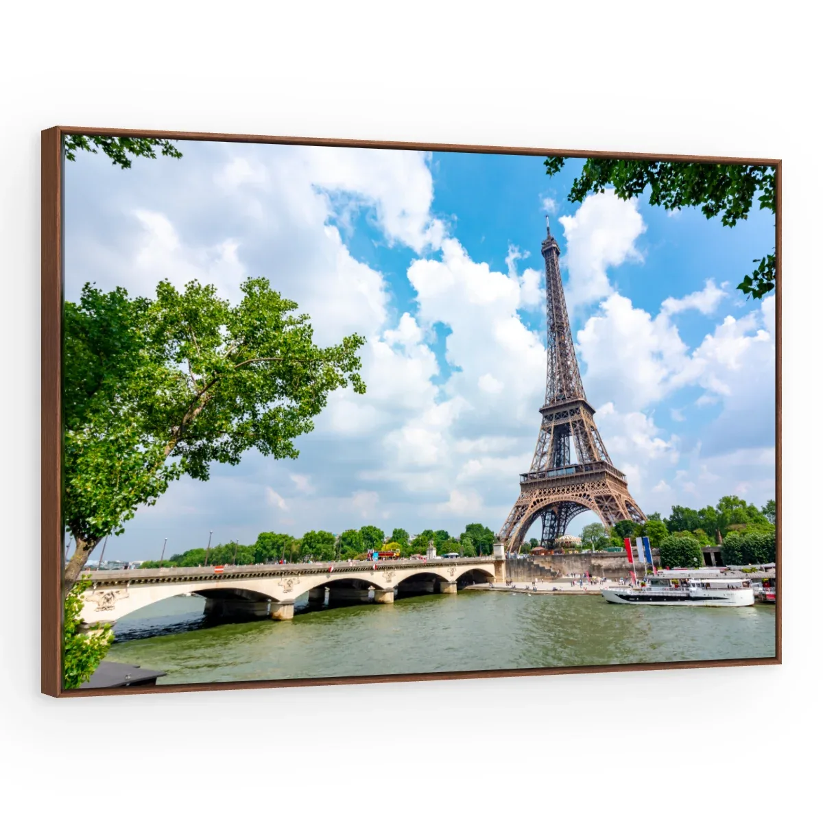 Quadro Decorativo Canvas Eiffel Primaveril - CI0050