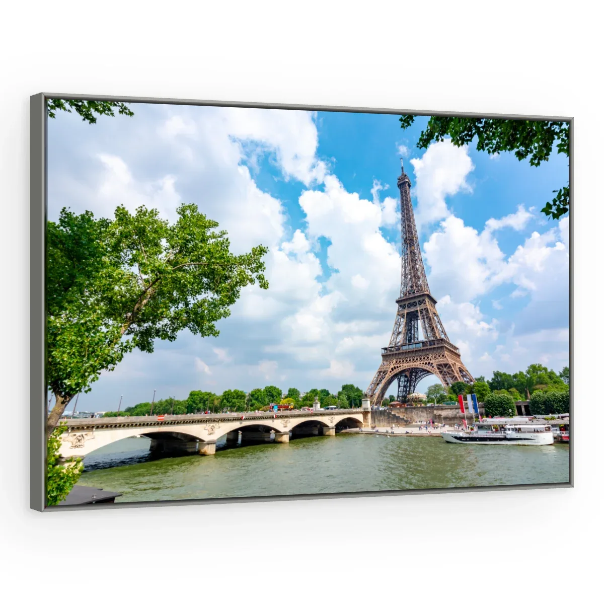 Quadro Decorativo Canvas Eiffel Primaveril - CI0050