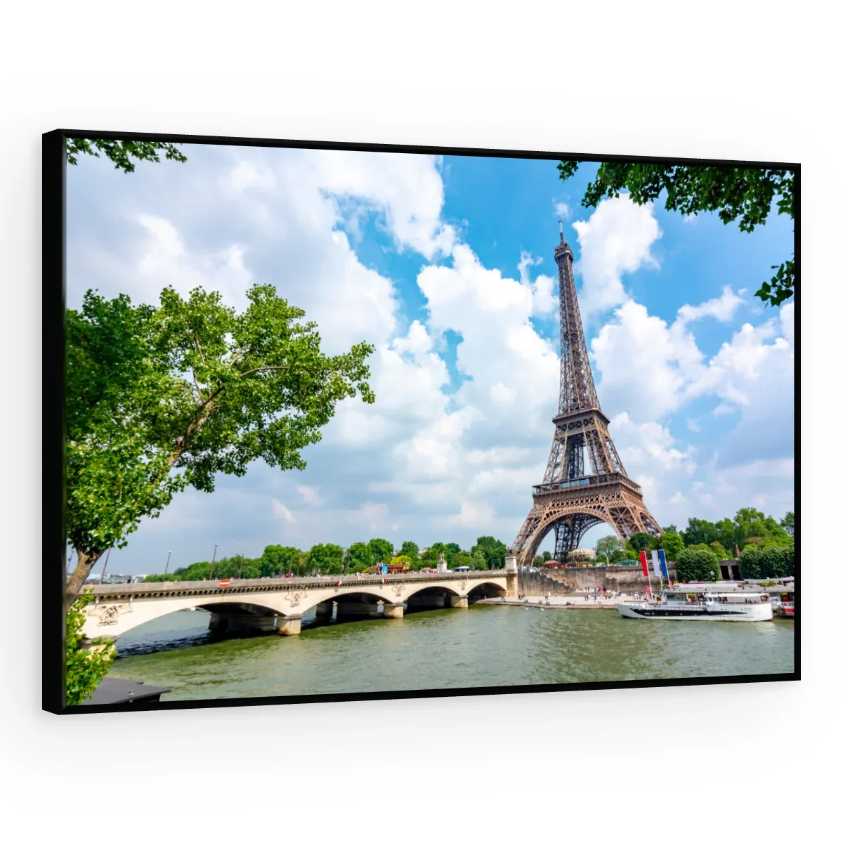 Quadro Decorativo Canvas Eiffel Primaveril - CI0050