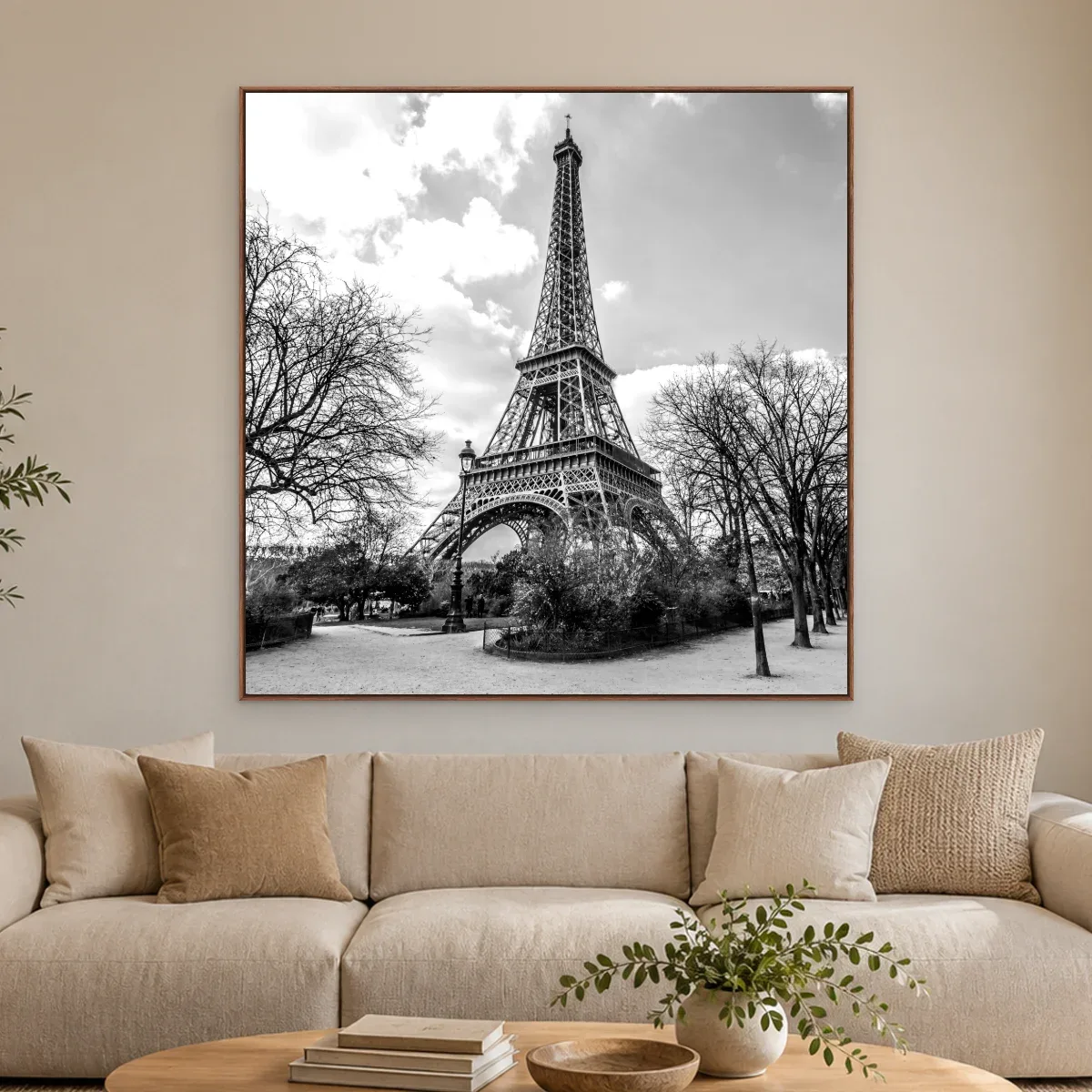 Quadro Decorativo Canvas Eiffel Invernal - CI0051