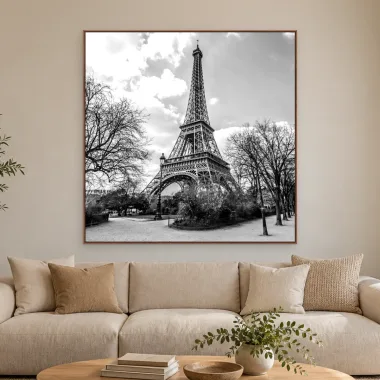 Quadro Decorativo Canvas Eiffel Invernal - CI0051