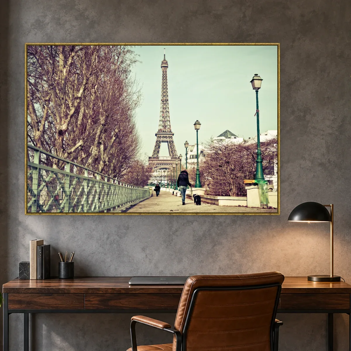 Quadro Decorativo Canvas Eiffel Retrô - CI0052