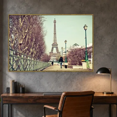 Quadro Decorativo Canvas Eiffel Retrô - CI0052