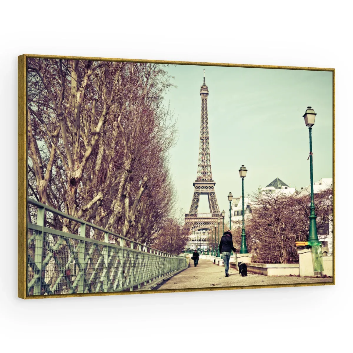 Quadro Decorativo Canvas Eiffel Retrô - CI0052