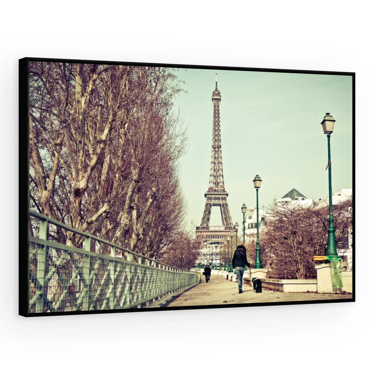Quadro Decorativo Canvas Eiffel Retrô - CI0052