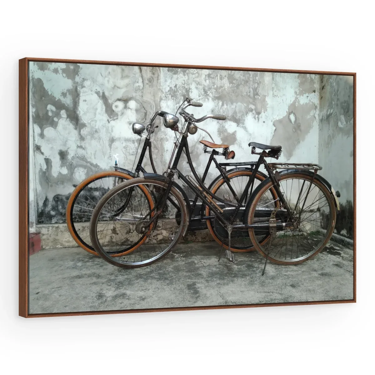Quadro Decorativo Canvas Bicicletas Rústicas - CI0054