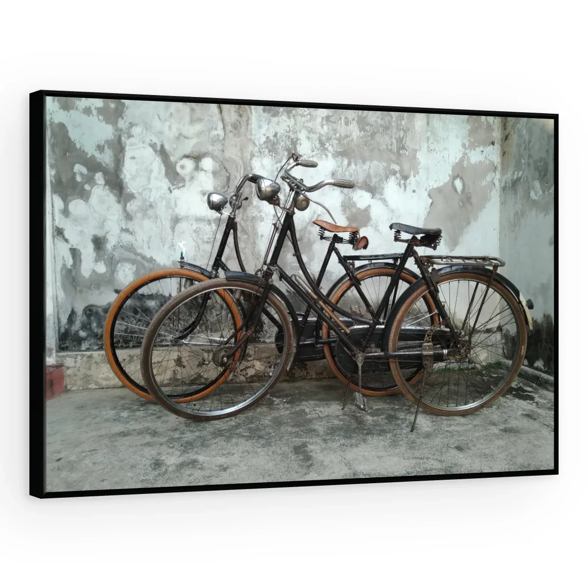 Quadro Decorativo Canvas Bicicletas Rústicas - CI0054