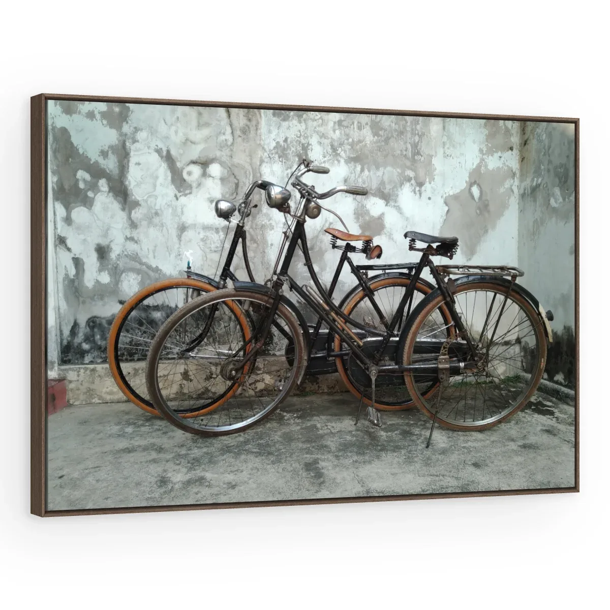 Quadro Decorativo Canvas Bicicletas Rústicas - CI0054