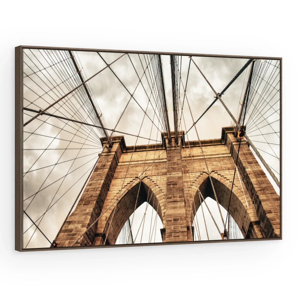 Quadro Decorativo Canvas Brooklyn Dourada - CI0055