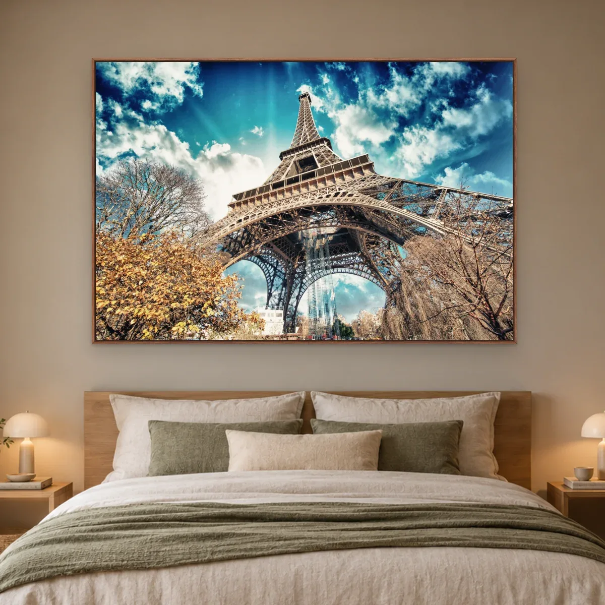 Quadro Decorativo Canvas Eiffel Vibrante - CI0056