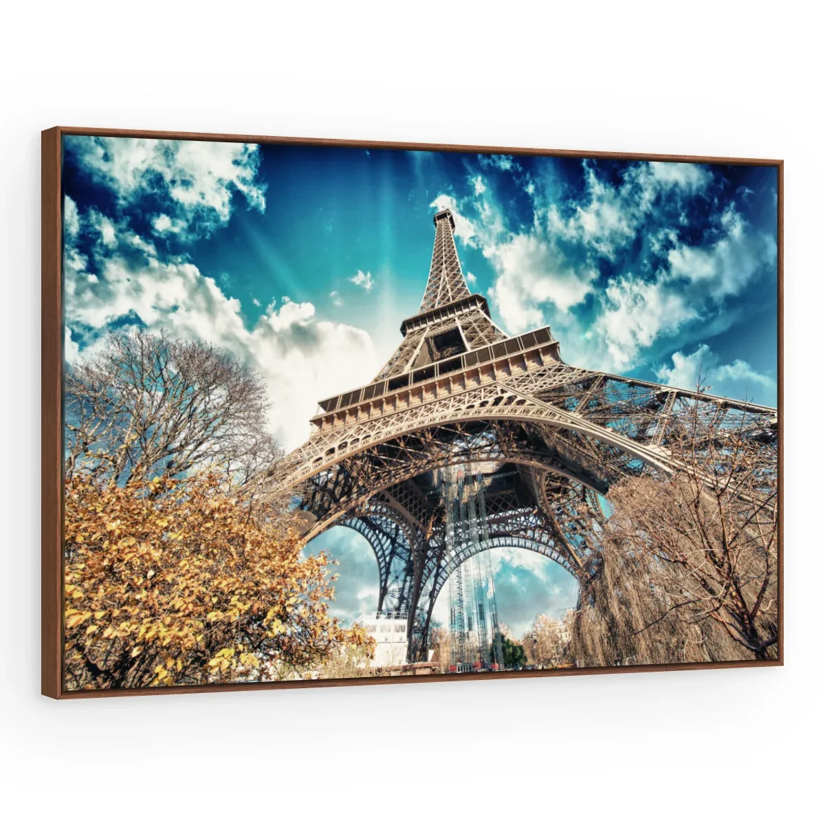 Quadro Decorativo Canvas Eiffel Vibrante - CI0056