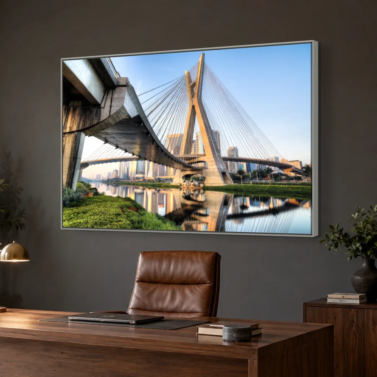 Quadro Decorativo Canvas Ponte Estaiada - CI0057