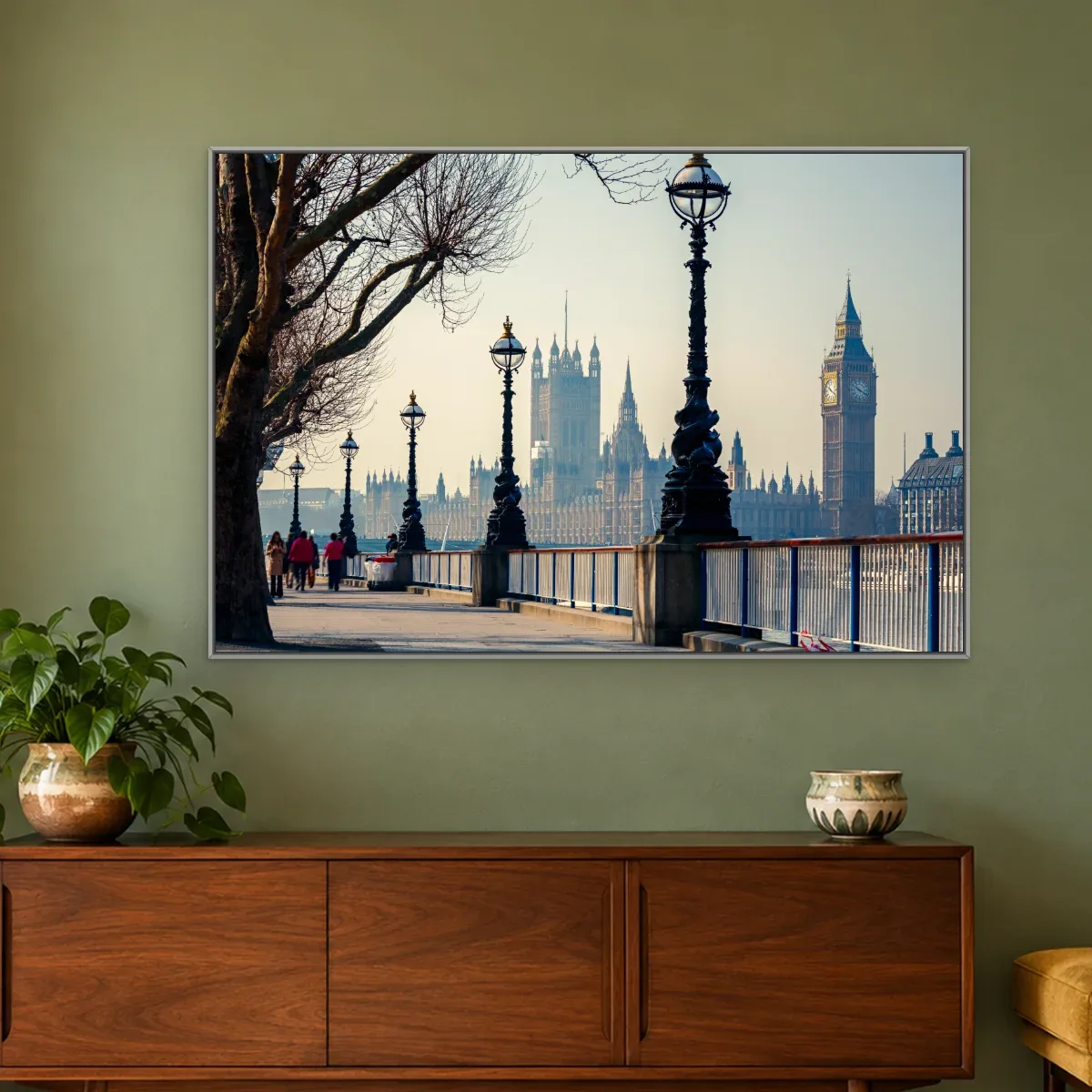 Quadro Decorativo Canvas Londres Vintage - CI0058