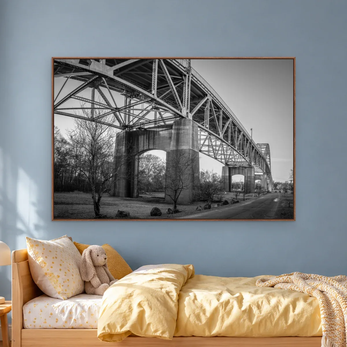 Quadro Decorativo Canvas Ponte Metálica - CI0060