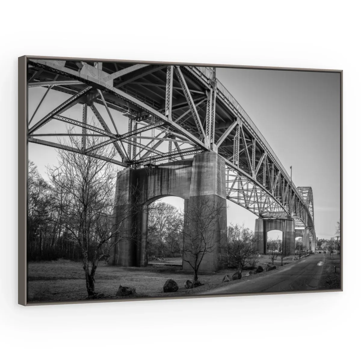 Quadro Decorativo Canvas Ponte Metálica - CI0060