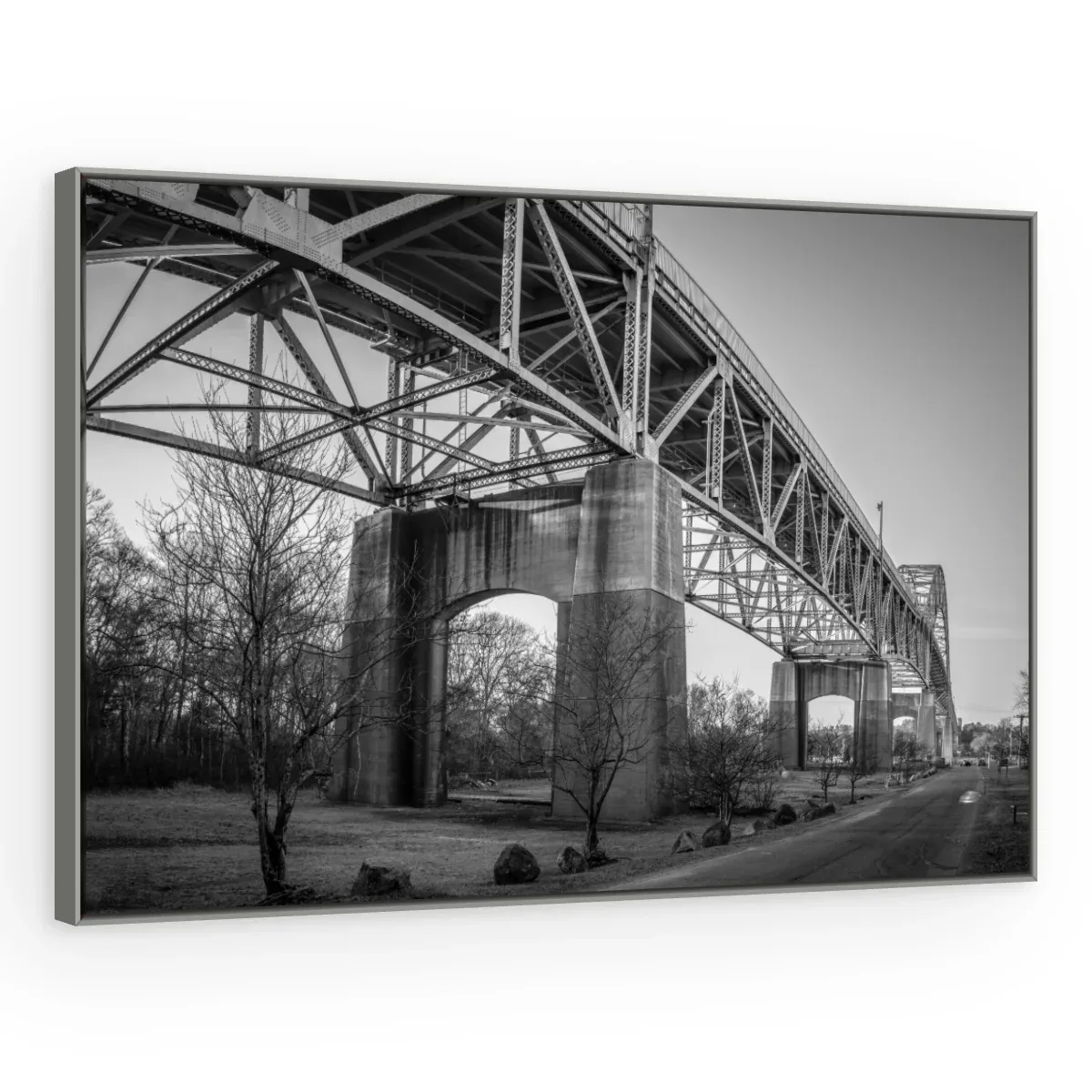 Quadro Decorativo Canvas Ponte Metálica - CI0060