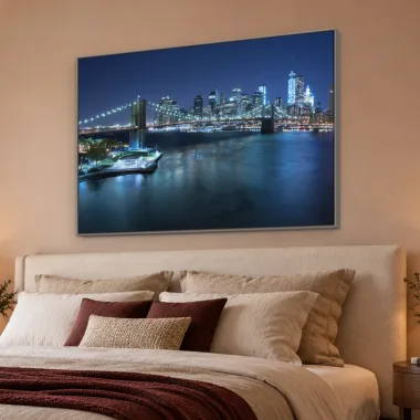 Quadro Decorativo Canvas Manhattan Noturna - CI0063