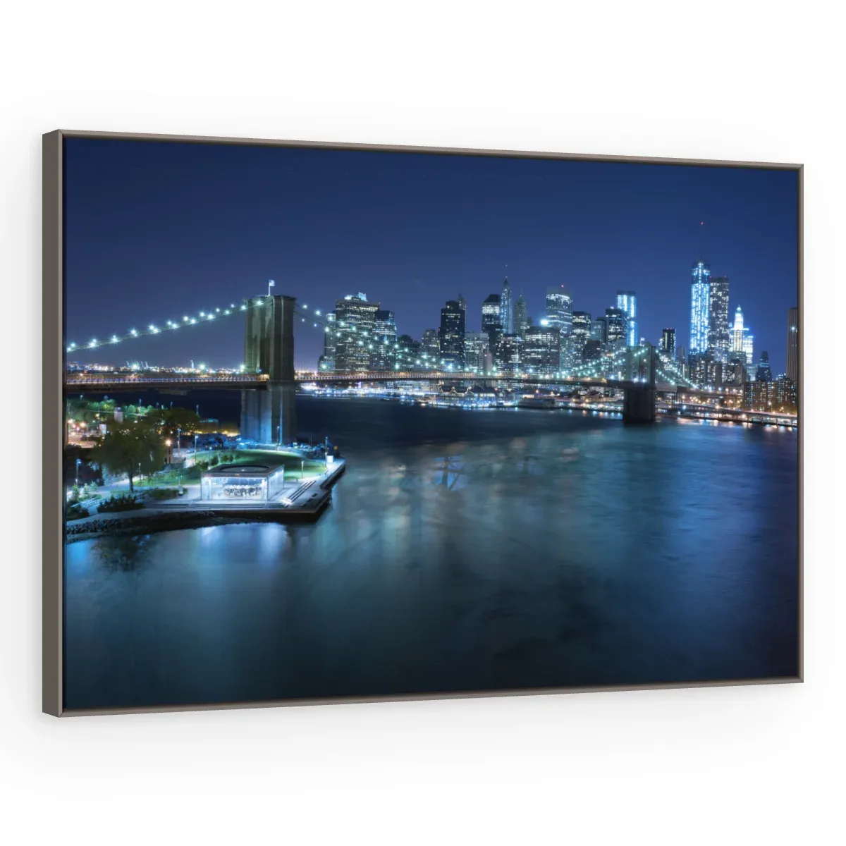 Quadro Decorativo Canvas Manhattan Noturna - CI0063