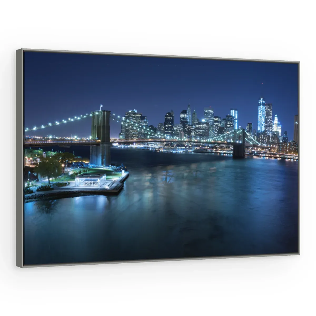 Quadro Decorativo Canvas Manhattan Noturna - CI0063