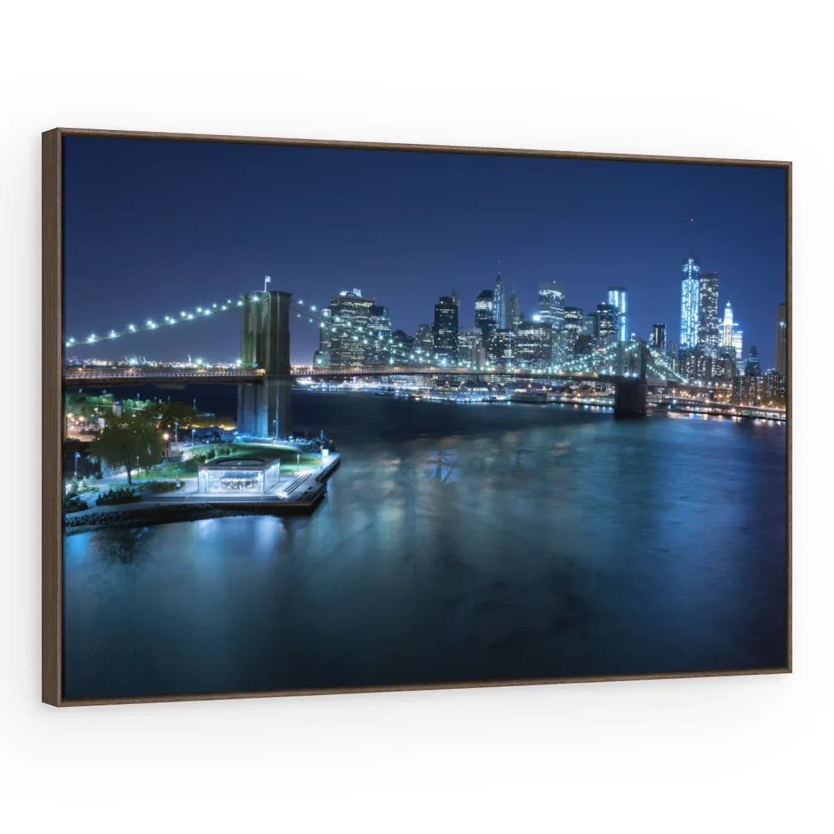 Quadro Decorativo Canvas Manhattan Noturna - CI0063